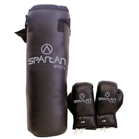 Boxovacie vrecia a hrušky Boxovací set Spartan vrece 8 kg + rukavice