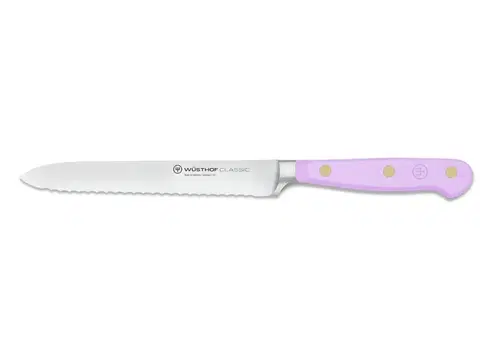 Nože na údeniny (salámu) WÜSTHOF Nôž na údeniny Wüsthof CLASSIC Colour - Purple Yam 14 cm 