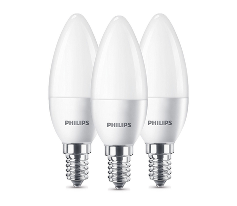 LED osvetlenie Philips SET 3x 3x LED Žiarovka Philips B35 E14/5,5W/230V 2700K 