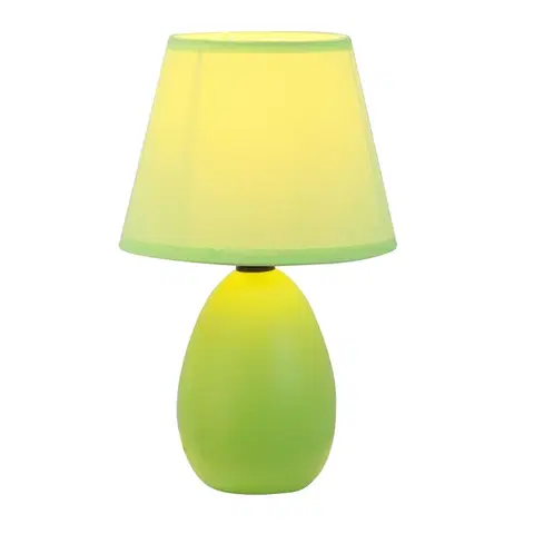 Lampy Keramická stolná lampa, zelená,  QENNY TYP 13 AT09350