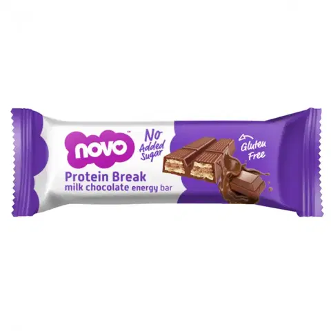 Proteínové tyčinky Novo Nutrition Protein break bar 21,5 g mliečna čokoláda
