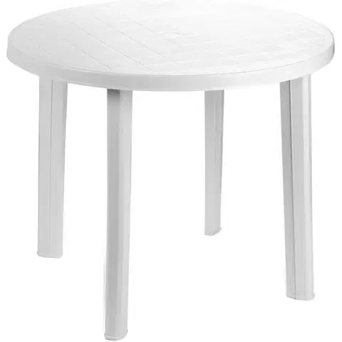 Záhradné stoly Stôl Tondo biely