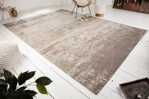 Koberce LuxD Dizajnový koberec Rowan 350 x 240 cm béžovo-sivý