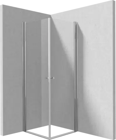 Sprchovacie kúty DEANTE/S - Sprchovací kút dvojité krídlové 90x90 KTSW041P+KTSW041P KERRIA/0405