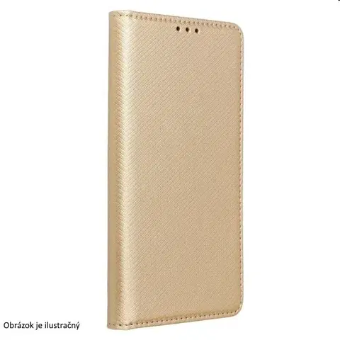 Puzdrá na mobilné telefóny Knižkové puzdro Smart Case Book pre Apple iPhone 15, zlatá TEL215742