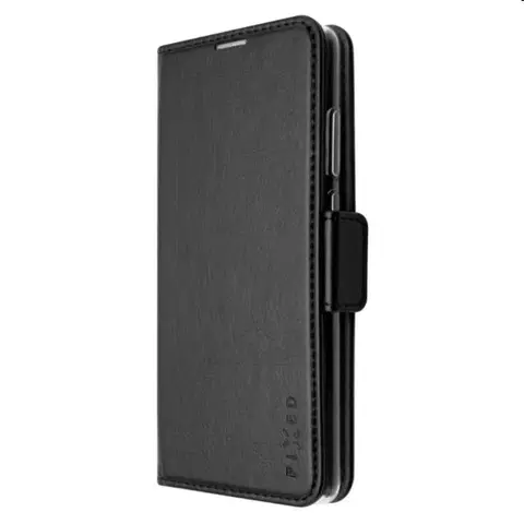 Puzdrá na mobilné telefóny Knižkové puzdro FIXED Opus pre Xiaomi Redmi Note 12 Pro, čierna FIXOP3-956-BK