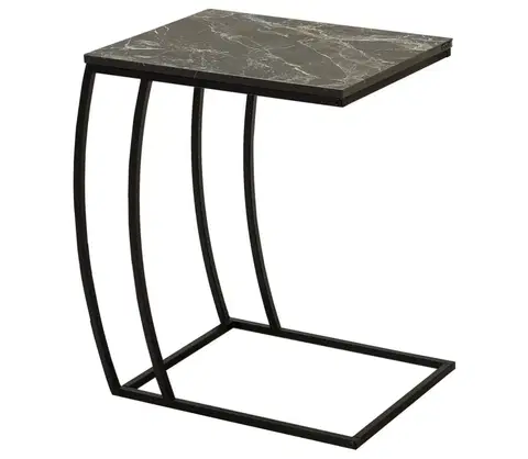 Odkladacie stolíky Adore Furniture Odkladací stolík 65x35 cm čierna 