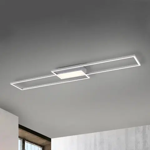 Stropné svietidlá JUST LIGHT. LED stropné svietidlo Asmin, CCT, oceľ, 109,5x25,7cm