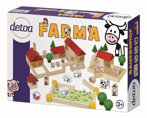 Hračky stavebnice DETOA - Farma Stavebnica