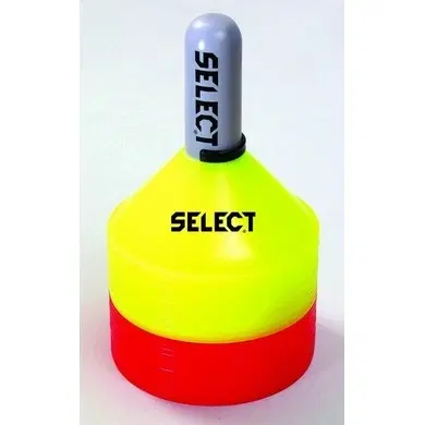 Volejbalové doplnky značiace kuželmi Select Marker set 24 ks vrátane držiaka červeno žltá