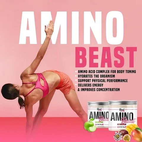 Komplexné Amino Amino Beast - Beast Pink 270 g Green Apple
