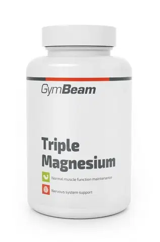 Horčík (Magnézium) Triple Magnesium - GymBeam 90 kaps.