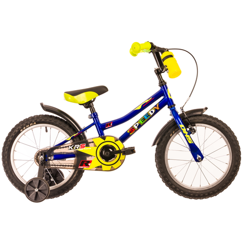 Bicykle Detský bicykel DHS Speedy 1601 16" - model 2022 blue - 8" (105-125 cm)