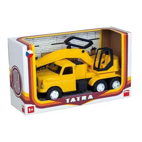 Hračky - dopravné stroje a traktory DINOTOYS - Tatra 148 Bager 30 cm