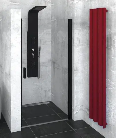 Sprchovacie kúty POLYSAN - ZOOM LINE BLACK sprchové dvere 900, číre sklo ZL1290B