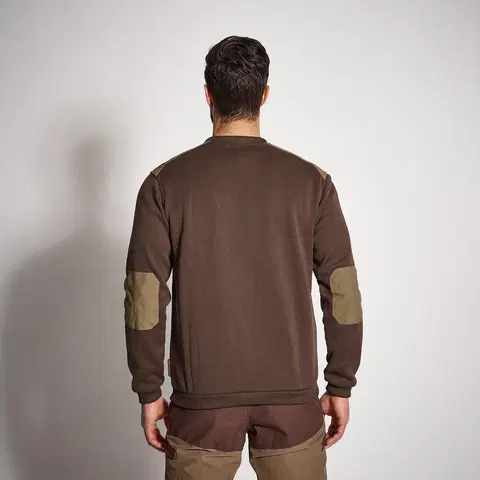 mikiny Poľovnícky sveter 500 hnedý