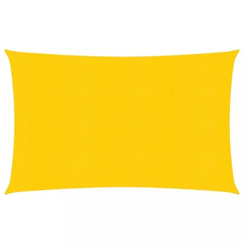 Stínící textilie Tieniaca plachta obdĺžniková HDPE 2 x 4 m Dekorhome Žltá