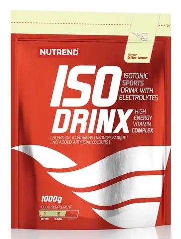 Iontové nápoje Iso Drinx - Nutrend 1000 g Bitter Lemon