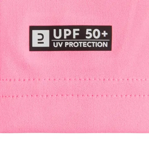 surf Detské tričko s UV ochranou do vody ružové