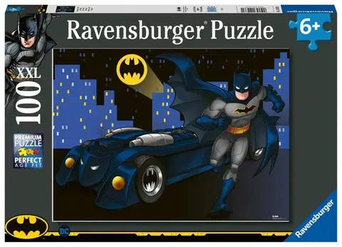 Hračky puzzle RAVENSBURGER - Bat-Signál 100 dielikov