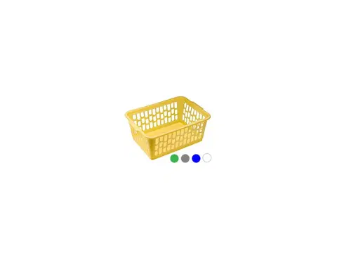 Úložné boxy HEIDRUN - Košík plast 36x25x14cm rôzne farby