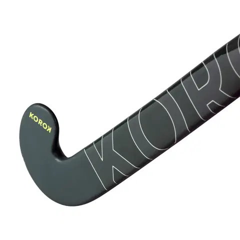 hokej Hokejka FH530 na pozemný hokej pre pokročilých s 30 % karbónu kaki-čierna