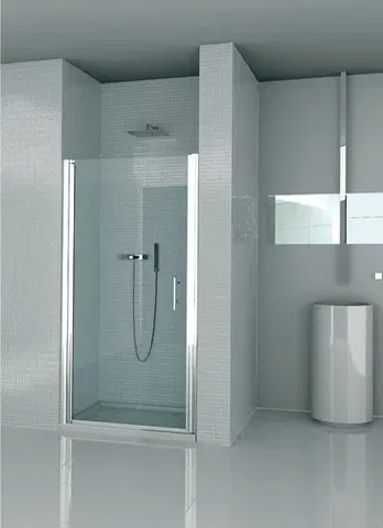 Sprchovacie kúty HOPA - Sprchové dvere DOMUS 66-69, - FARBA rámu - Chróm / Leštený hliník (ALU), Rozmer A - 70, Rozmer C - 190, Smer zatvárania - Pravé (DX), Výplň - Číre bezpečnostné sklo - 6 mm BQDO200DXC