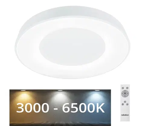Svietidlá Rabalux Rabalux - LED Stmievateľné stropné svietidlo LED/38W/230V biela + DO 3000-6500K 