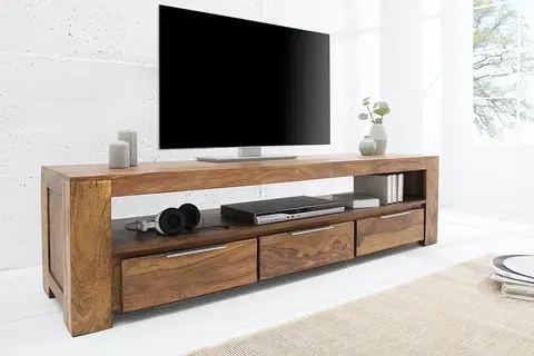 TV stolíky LuxD Luxusný TV stolík Timber masív 170 cm