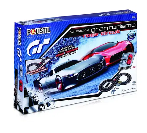 Hračky - autodráhy a garáže pre autíčka POLISTIL - Autodráha Vision Gran Turismo Race Circuit 1:43