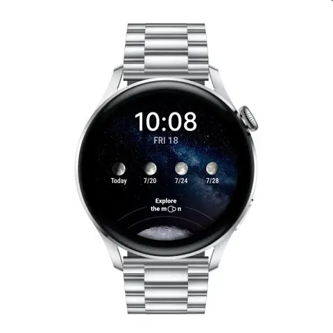 Inteligentné hodinky Huawei Watch 3 Elite, silver - OPENBOX (Rozbalený tovar s plnou zárukou)