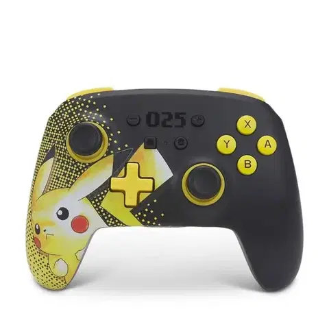 Príslušenstvo k herným konzolám Bezdrôtový ovládač PowerA Enhanced pre Nintendo Switch, Pikachu 025 1521476-01