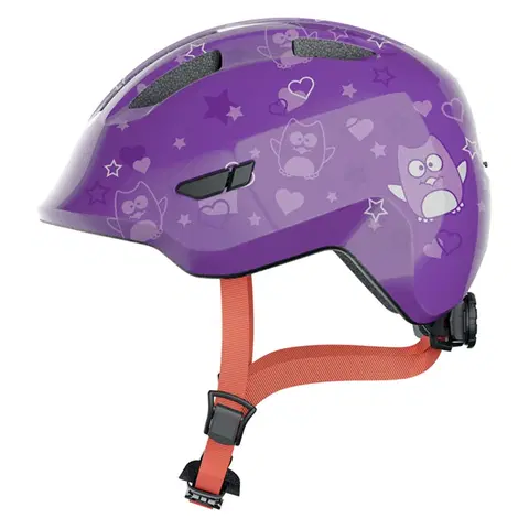 Helmy a prilby na in-line Detská cyklo prilba Abus Smiley 3.0 Purple Star - M (50-55)