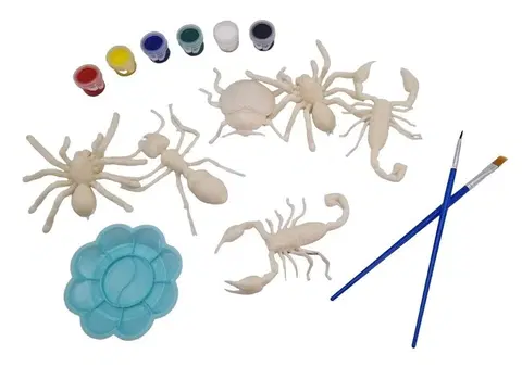Kreatívne a výtvarné hračky LAMPS - Hmyz na maľovanie sada 10ks, Mix produktov