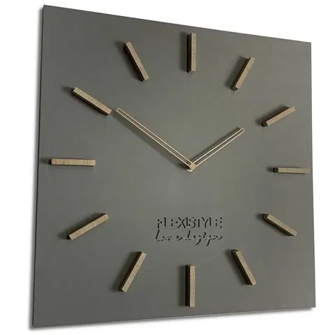 Hodiny Nástenné hodiny EKO Love Design, FLEXz211-1b, 50cm