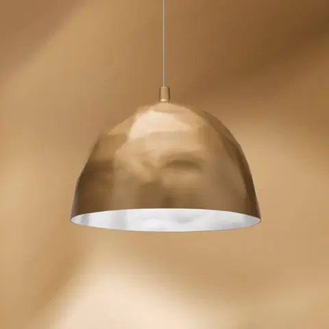Závesné svietidlá Foscarini Foscarini Bump závesná lampa zlatá