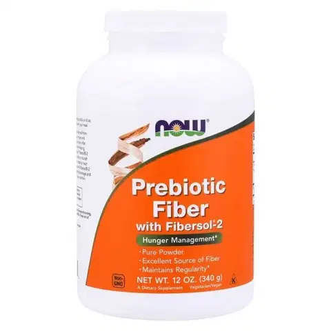 Probiotiká a tráviace enzýmy NOW Prebiotic Fiber with Fibersol-2 340 g