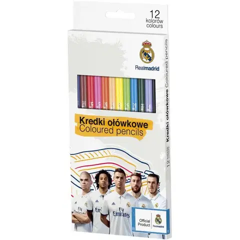 Hračky ASTRA - pastelky Real Madrid 12 farieb