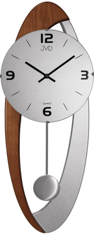 Hodiny Dizajnové kyvadlové nástenné hodiny JVD NS15021/ 11, 58cm