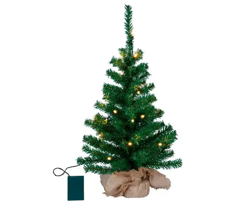 Vianočné dekorácie Eglo Eglo 410855 - LED Vianočný stromček TOPPY 60 cm 20xLED/0,064W/3xAA 