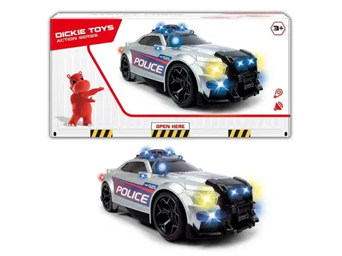 Hračky - autíčka DICKIE - AS Policajné auto Street Force 33 cm