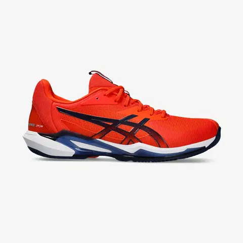 pánske tenisky Pánska tenisová obuv Gel Solution Speed 3 FF oranžová