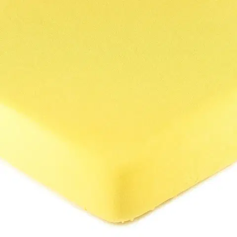 Plachty 4Home jersey prestieradlo žltá, 90 x 200 cm