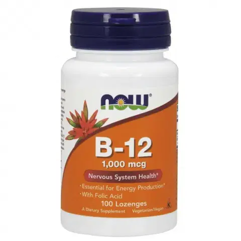 Vitamíny B NOW Vitamín B12 100 tab.