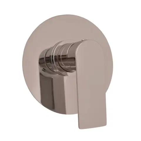 Kúpeľňové batérie SLEZAK-RAV - Vodovodná batéria sprchová vstavaná NIL - metal grey - lesklá, Farba: METAL GREY - lesklá NL183LMGL