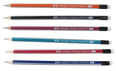 Hračky M&G - Ceruzka HB s gumou farebný motív