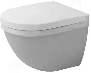 Záchody DURAVIT - Starck 3 Závesné WC Compact, biela 2227090000
