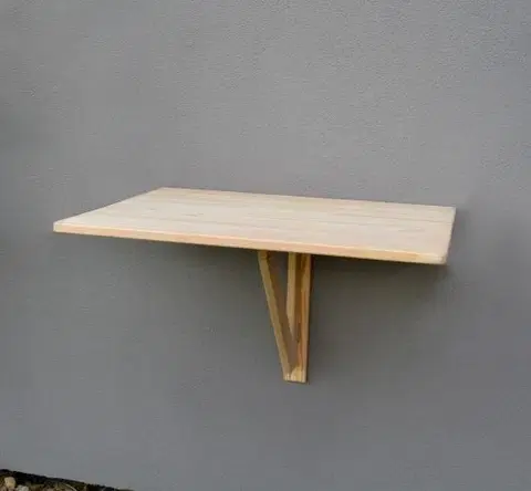 Jedálenské stoly Rojaplast Stôl nástenný skladací drevený