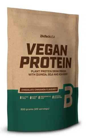 Vegánske proteíny Vegan Protein - Biotech 500 g Vanilkový koláč