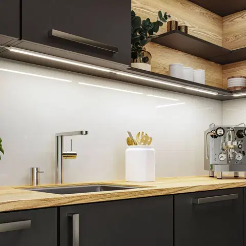 Osvetlenie kuchynskej linky Paulmann Paulmann vstavané svietidlo Inline 2-jednotkové predĺženie biele 55 cm CCT